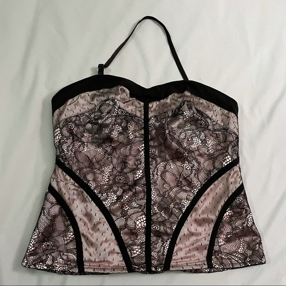 Bebe Lace Detail Bustier